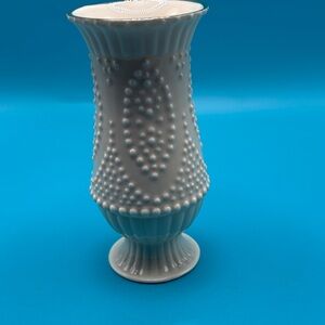 Lenox Bud Vase Porcelain 24 k gold trim beaded design vintage 5” height